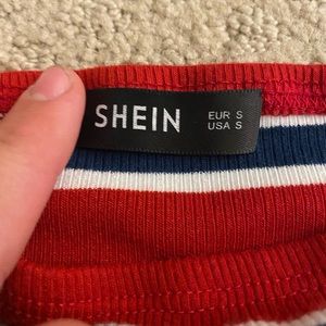 Super cute sheik striped crop top